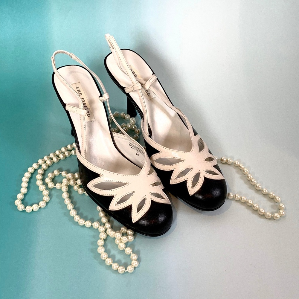 New Vintage Style Ann Marino Sling Shoes US 8